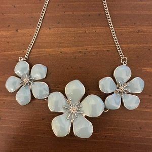 Northern Reflections flower statement necklace